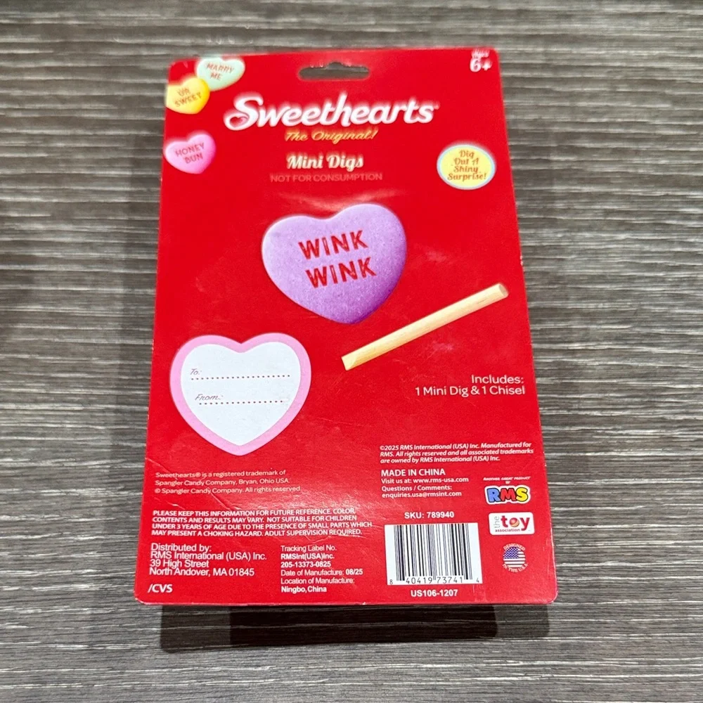 NWT Sweethearts The Original Mini Digs yellow Heart